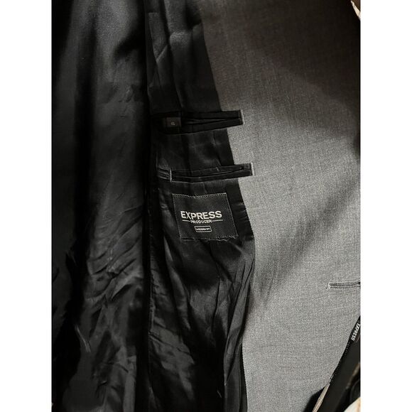 Express Men's Producer Modern Fit Suit Jacket NWT Size 42L - Picture 5 of 10
